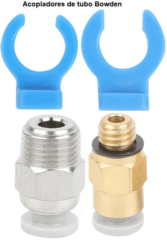 Acopladores de tubo Bowden